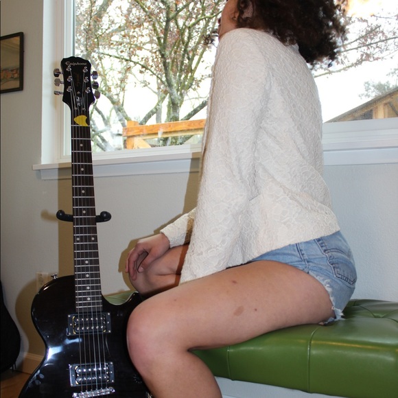 LOFT Cream Floral Embroidered Open Blazer Jacket🐚 - Picture 5 of 8